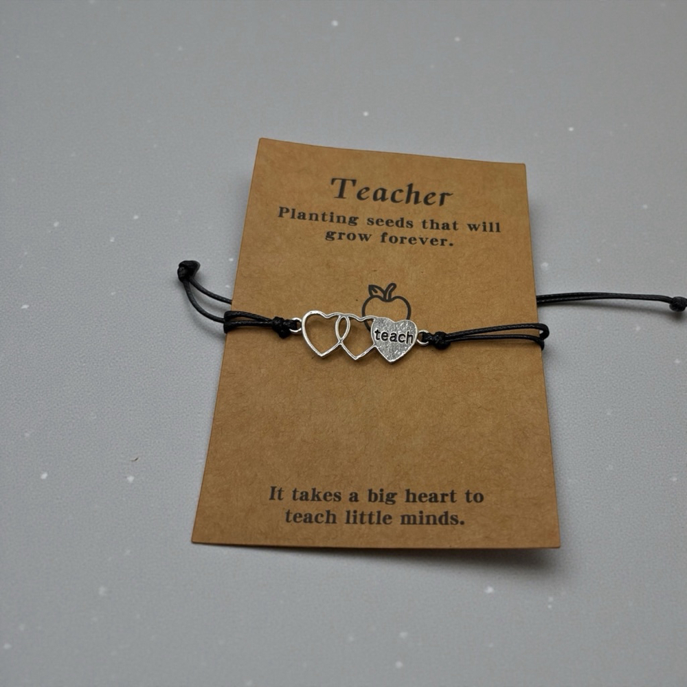 ✨5/$25✨ Teacher Charm Bracelet NWOT